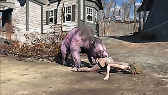 Fallout 4 Hentai With Cartoon Monster