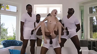 Rough Group Sex With Big Black Cock