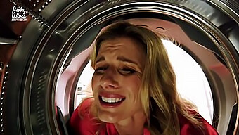 Fucking A Stepmom In The Ass While She'S Stuck In The Dryer