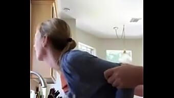 Mature Milf Gets Fucked In The Kitchen