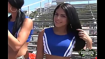 18+ Latina Cheerleader Sluger Sæd I Hd-Video