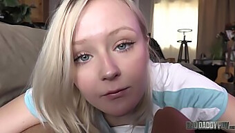 Cumming Inside: Petite Blonde Teen Gets Fucked By Her Father