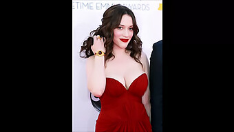 Kat Dennings' Big Tits And Big Cock In A Masturbation Showdown