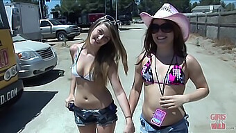 Two Young And Sexy Girls Indulge In Some Wild And Kinky Fun In This Orgy