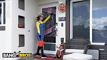 Oral And Blowjob In Halloween Costume