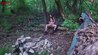 Czech Teen With Big Tits Enjoys Outdoor Masturbation