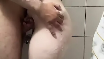 Amateur Teen (18+) Takes A Shower And Gives A Blowjob