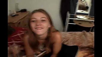 Teen Brother And Sister Engage In Homemade Oral Sex