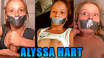 Alyssa Hart'S Small Tits Get Duct Taped And Gagged In Hot Gag Fetish