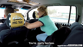 A Blonde Czech Woman Craves A Taxi Driver'S Cock