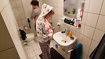 Bathroom Ass Fucking With A Seductive Stepmom