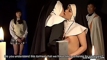 Two Nuns Engage In Scissoring And Cock Fucking In Hd Video