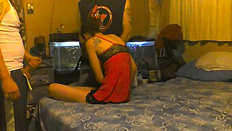 Homemade Video Of A Slutty Wife Getting A Double Creampie