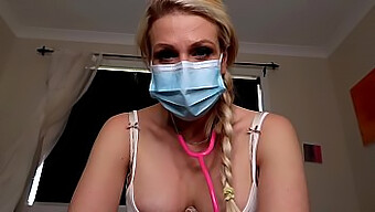 Kinky Milf Gets Gloved And Masked By Her Doctor