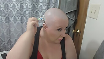 Bald And Beautiful: A Sultry Mature Submissive Gets Her Head Shaved