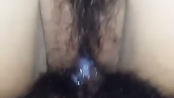 Hairy Asian Gets Creampied By A Big Cock